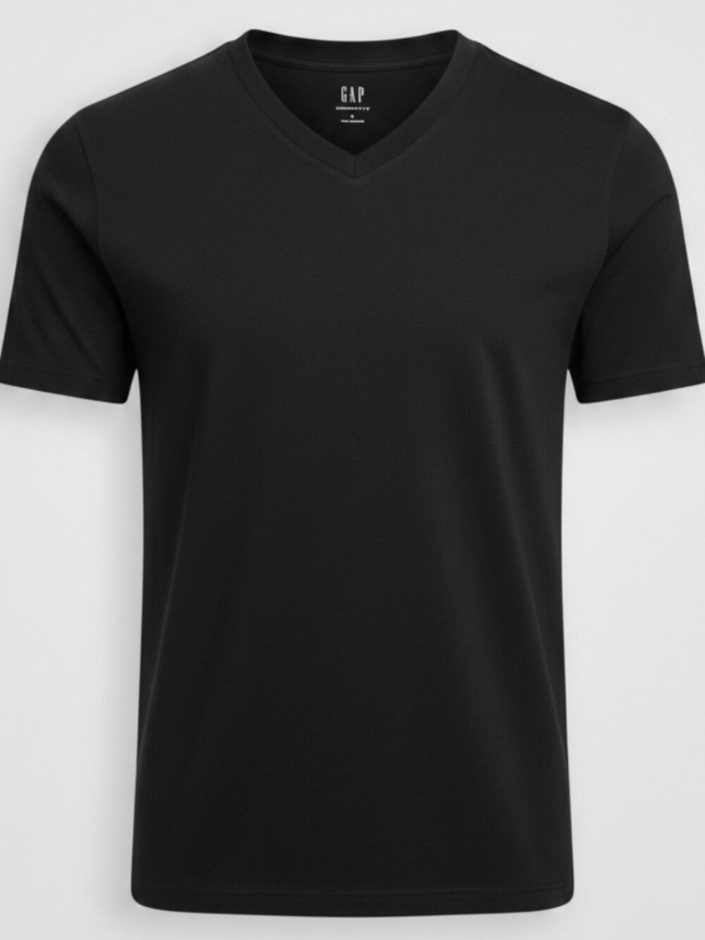 GAP Men's Everyday Soft V-Neck T-Shirt Black Small NWT